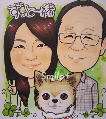 似顔絵 色紙 プレゼント
